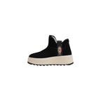 Black Suede Leather Ankle Boots