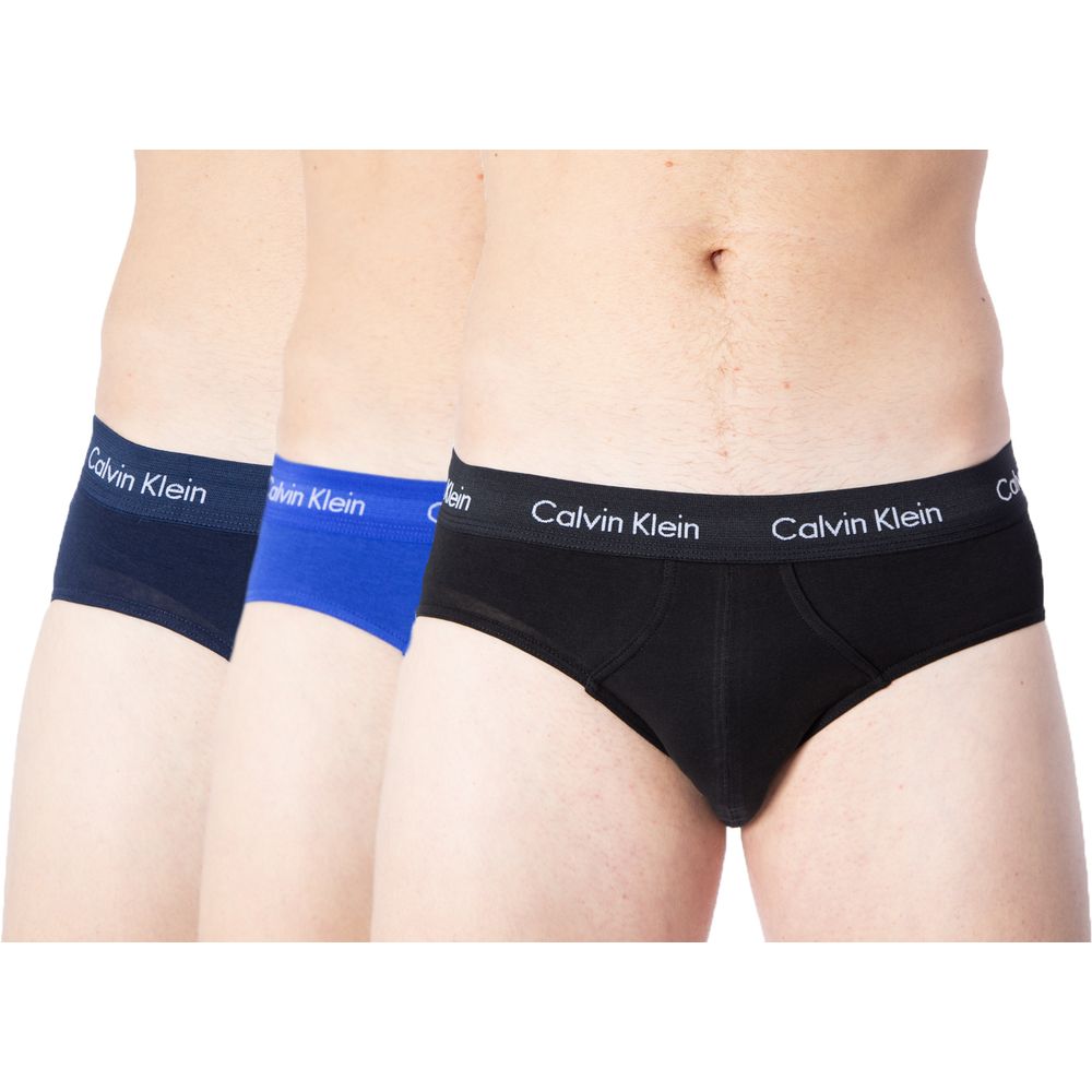 Blaue Baumwollslips