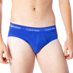 Blaue Baumwollslips