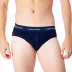 Blaue Baumwollslips