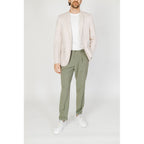 Beige Cotton Blazer