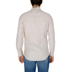 Beige Viscose Dress Shirt