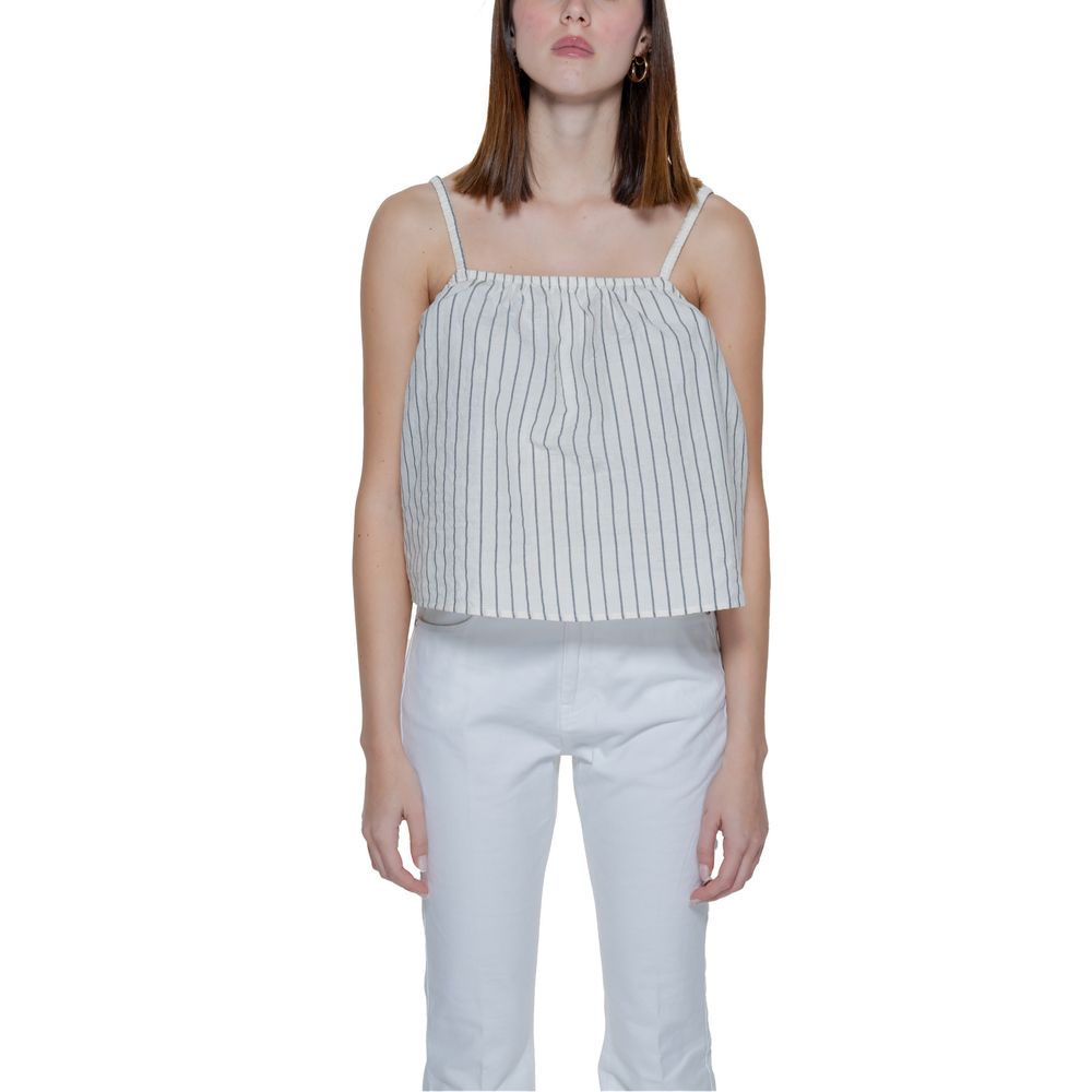 Beige Organic Cotton Tank Tops