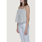 Beige Organic Cotton Tank Tops