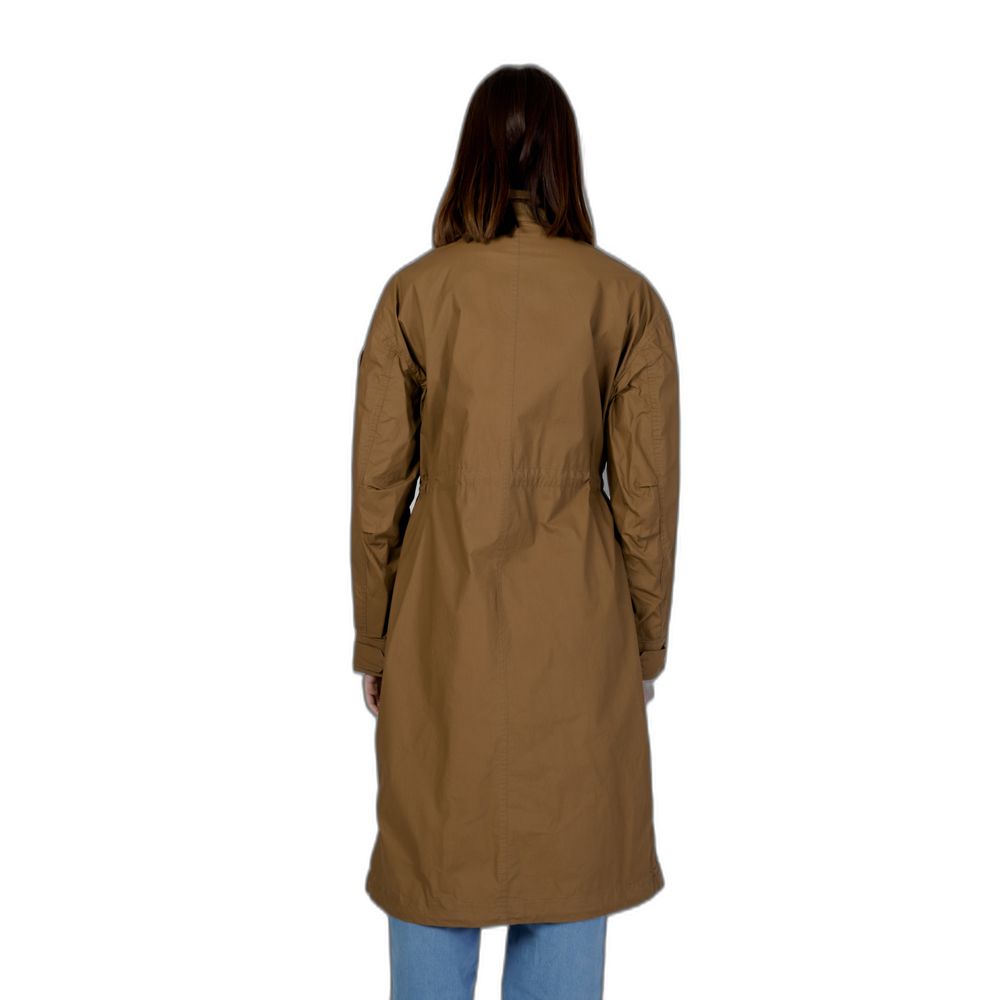 Zweifarbiger Baumwollparka