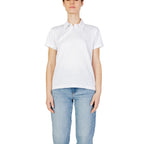 Weißes Polyester-T-Shirt