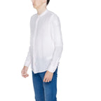 Multicolor Linen Dress Shirt