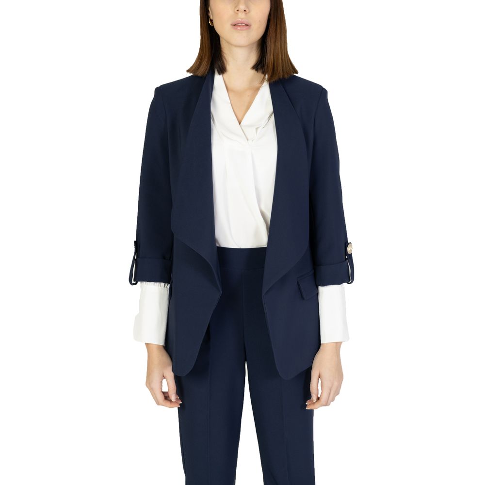 Blauer Polyester-Blazer