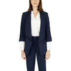 Blauer Polyester-Blazer