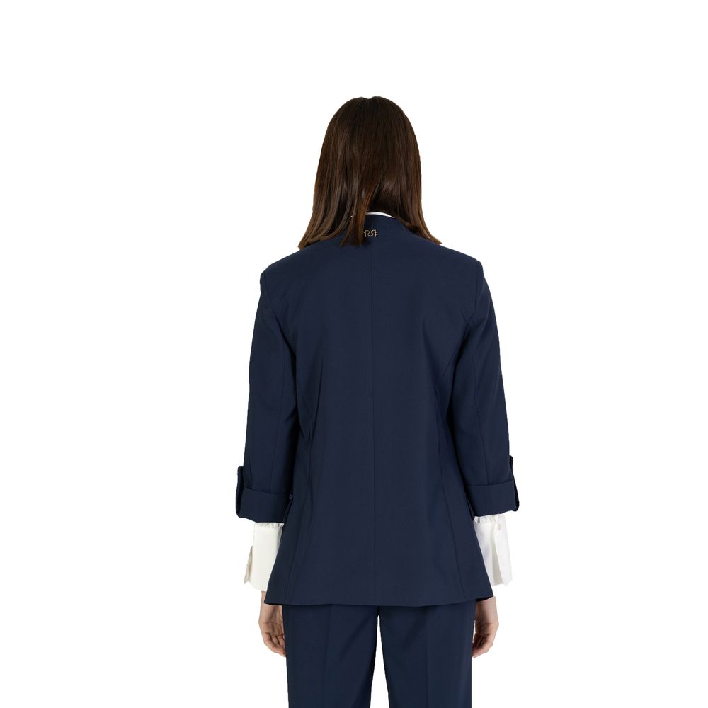 Blauer Polyester-Blazer