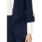 Blauer Polyester-Blazer