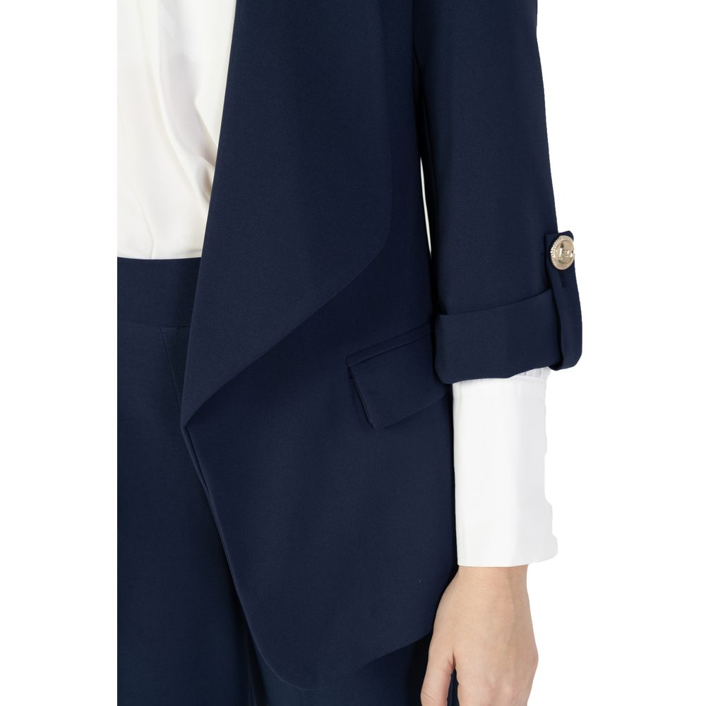 Blauer Polyester-Blazer