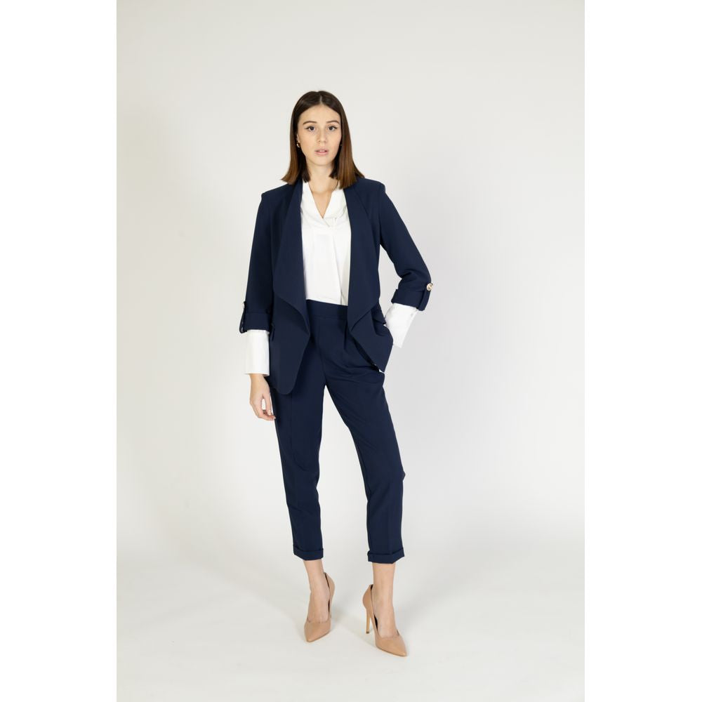 Blauer Polyester-Blazer