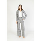 Multicolor Polyester Casual Pants