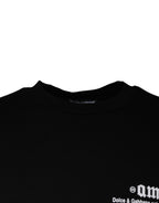 T-Shirt aus Baumwolle mit Rundhalsausschnitt und „Black Amore“-Print