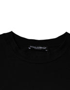 T-Shirt aus Baumwolle mit Rundhalsausschnitt und „Black Amore“-Print