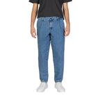 Blue Cotton Relaxed Fit Jeans