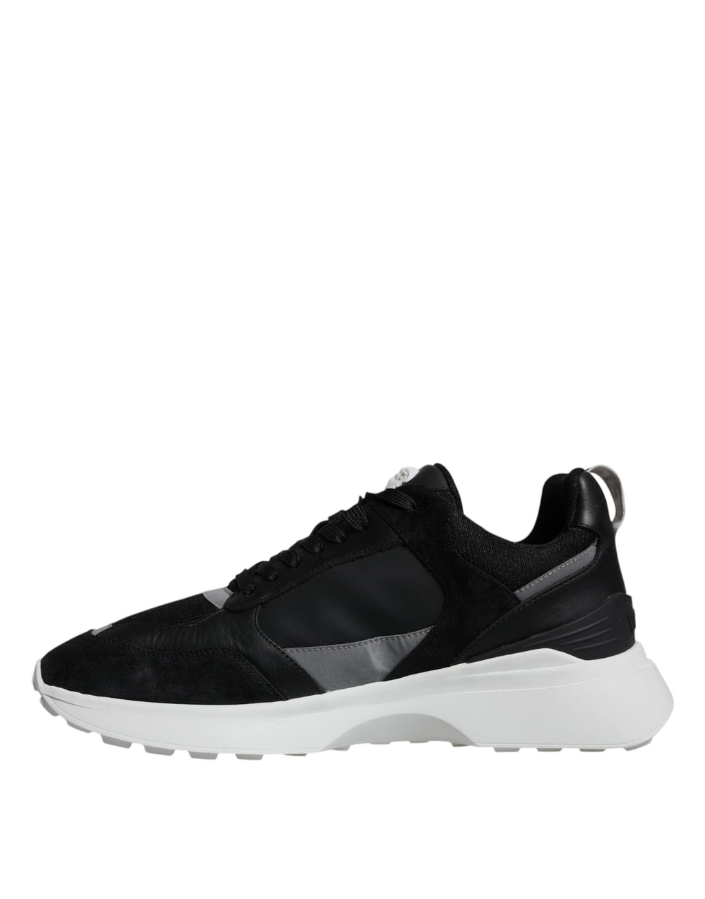 Schwarze Canvas Quad Fabric Medusa Low Top Sneaker