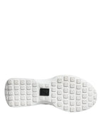 Schwarze Canvas Quad Fabric Medusa Low Top Sneaker