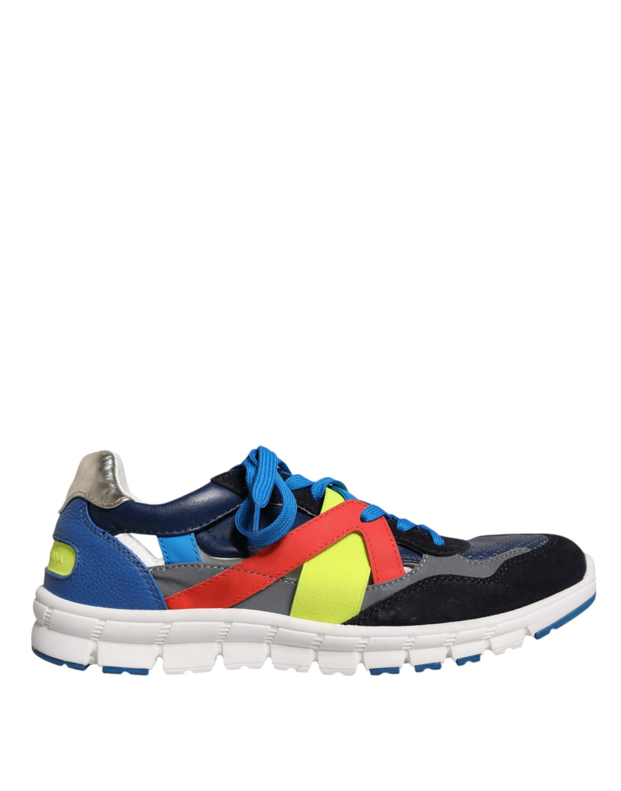 Multicolor Leder Wildleder Low Top Sneakers Schuhe