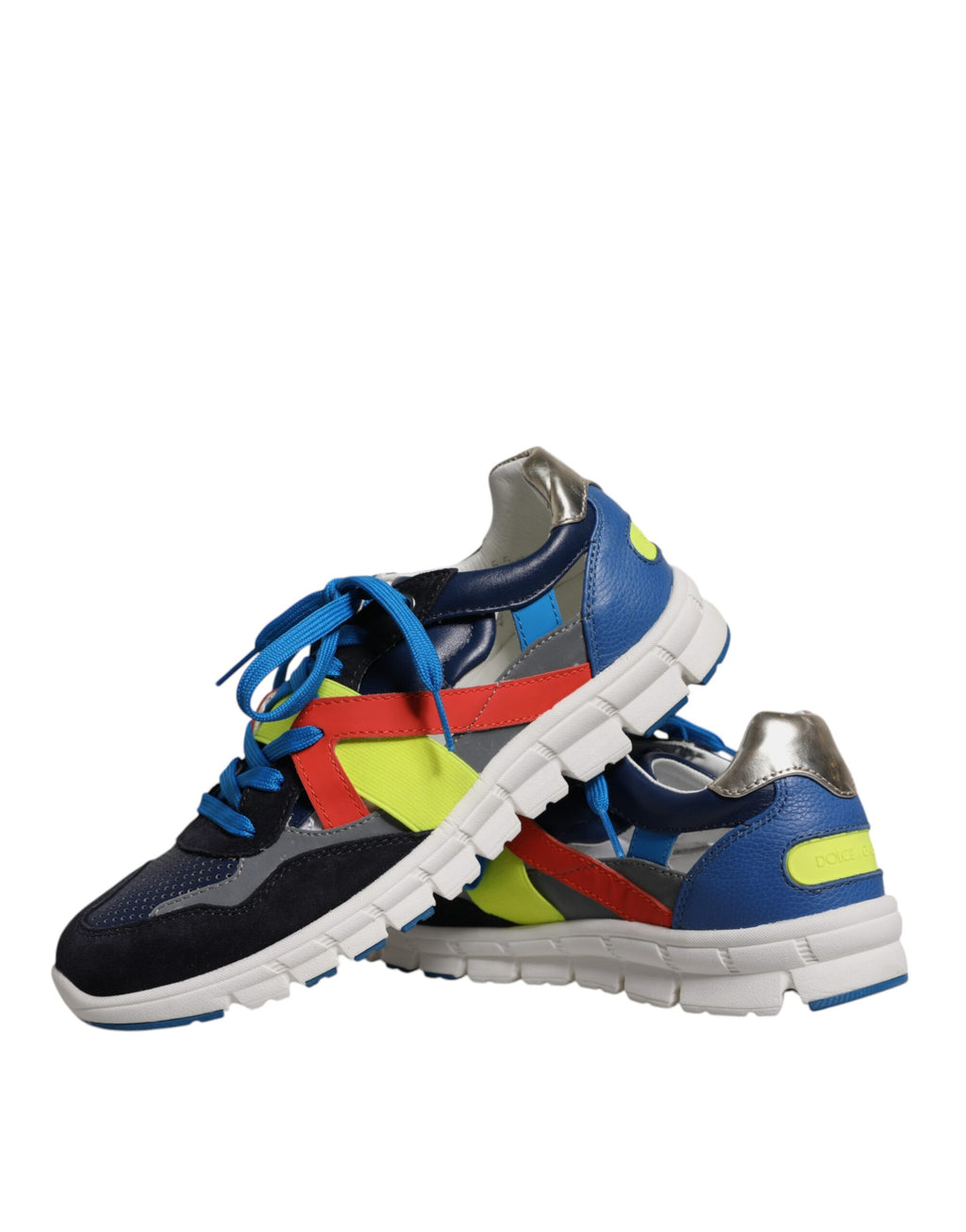 Multicolor Leder Wildleder Low Top Sneakers Schuhe