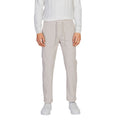 Beige Freizeithose aus Polyester