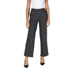 Schwarze Freizeithose aus Polyester