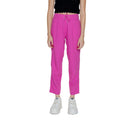 Pantaloni casual in lino multicolore