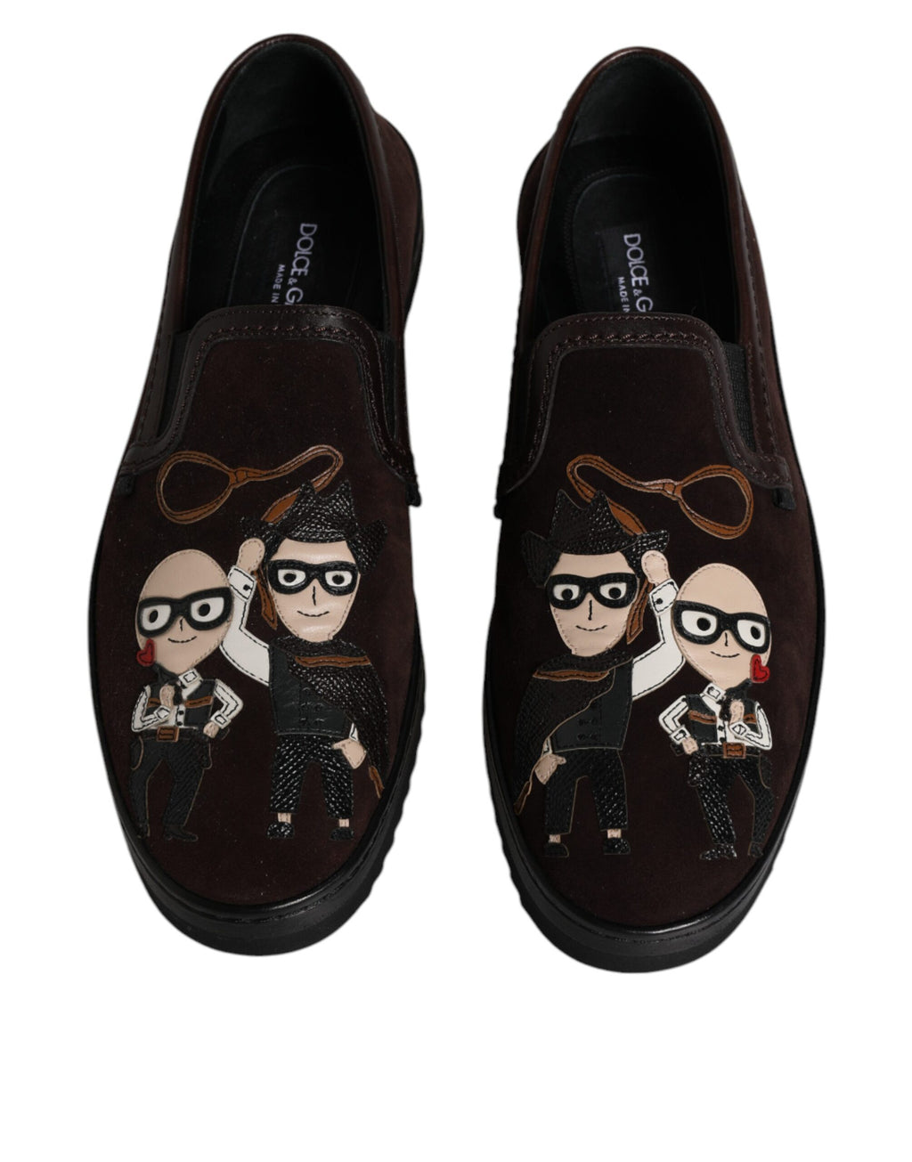 Brown Suede DG Family Slip-On Flats