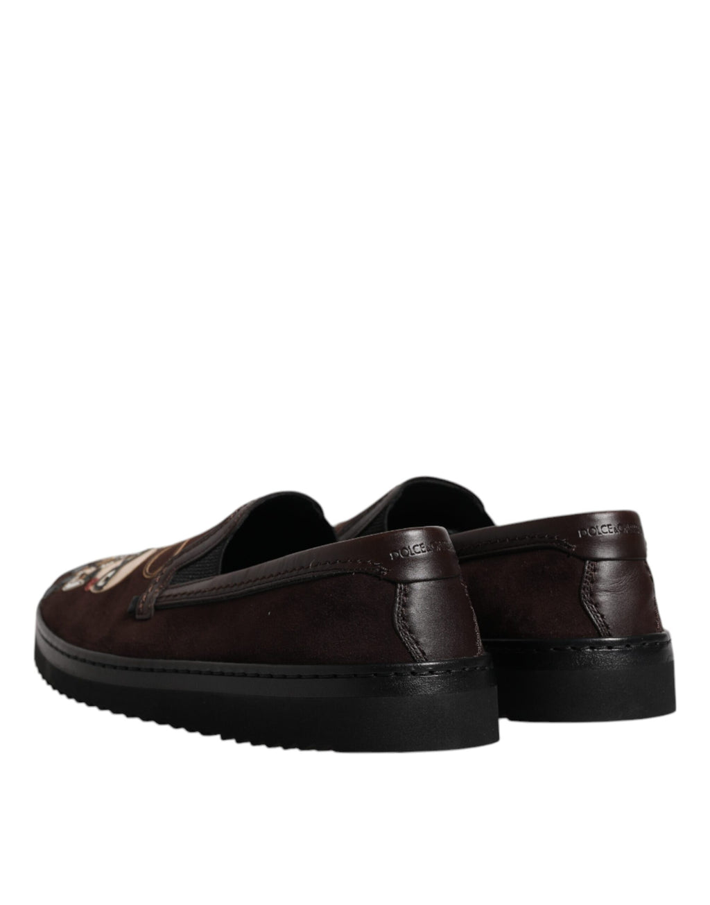 Brown Suede DG Family Slip-On Flats