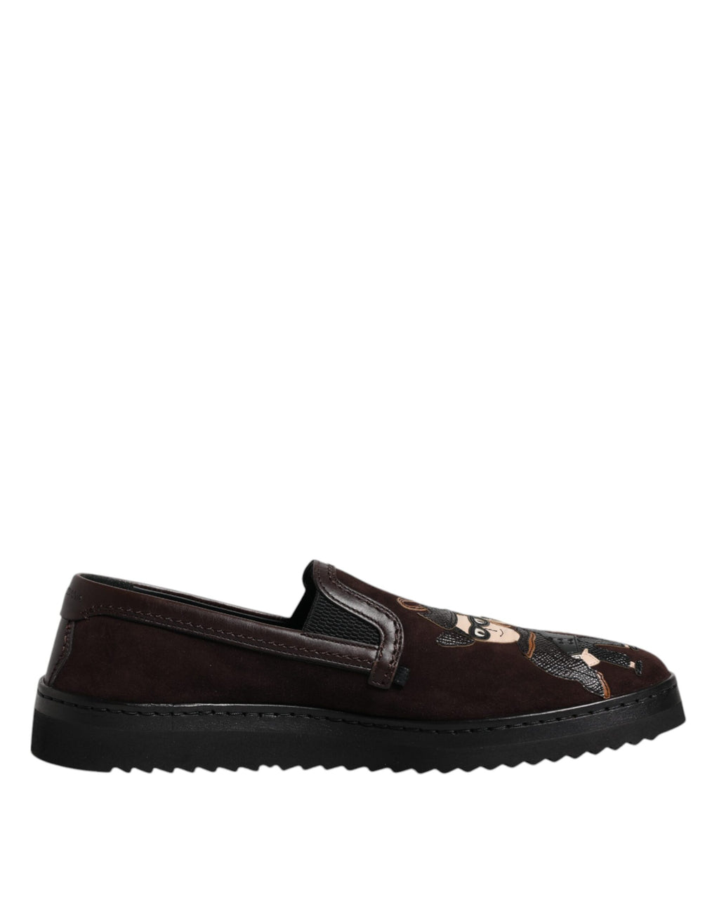 Brown Suede DG Family Slip-On Flats