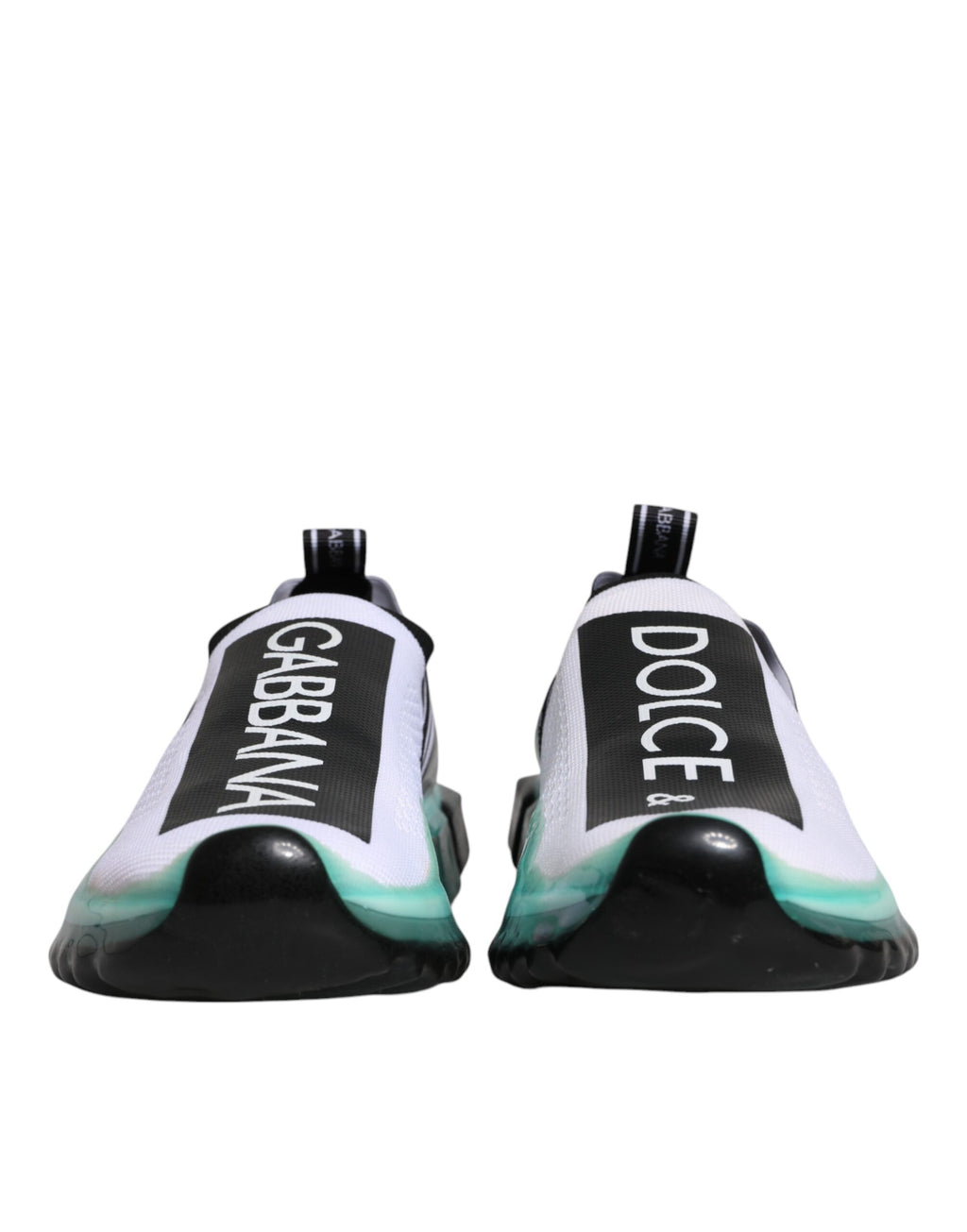 Weiße blaue Sorrento Slip-On-Sneaker