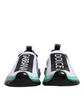 Weiße blaue Sorrento Slip-On-Sneaker