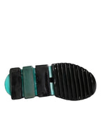 Weiße blaue Sorrento Slip-On-Sneaker