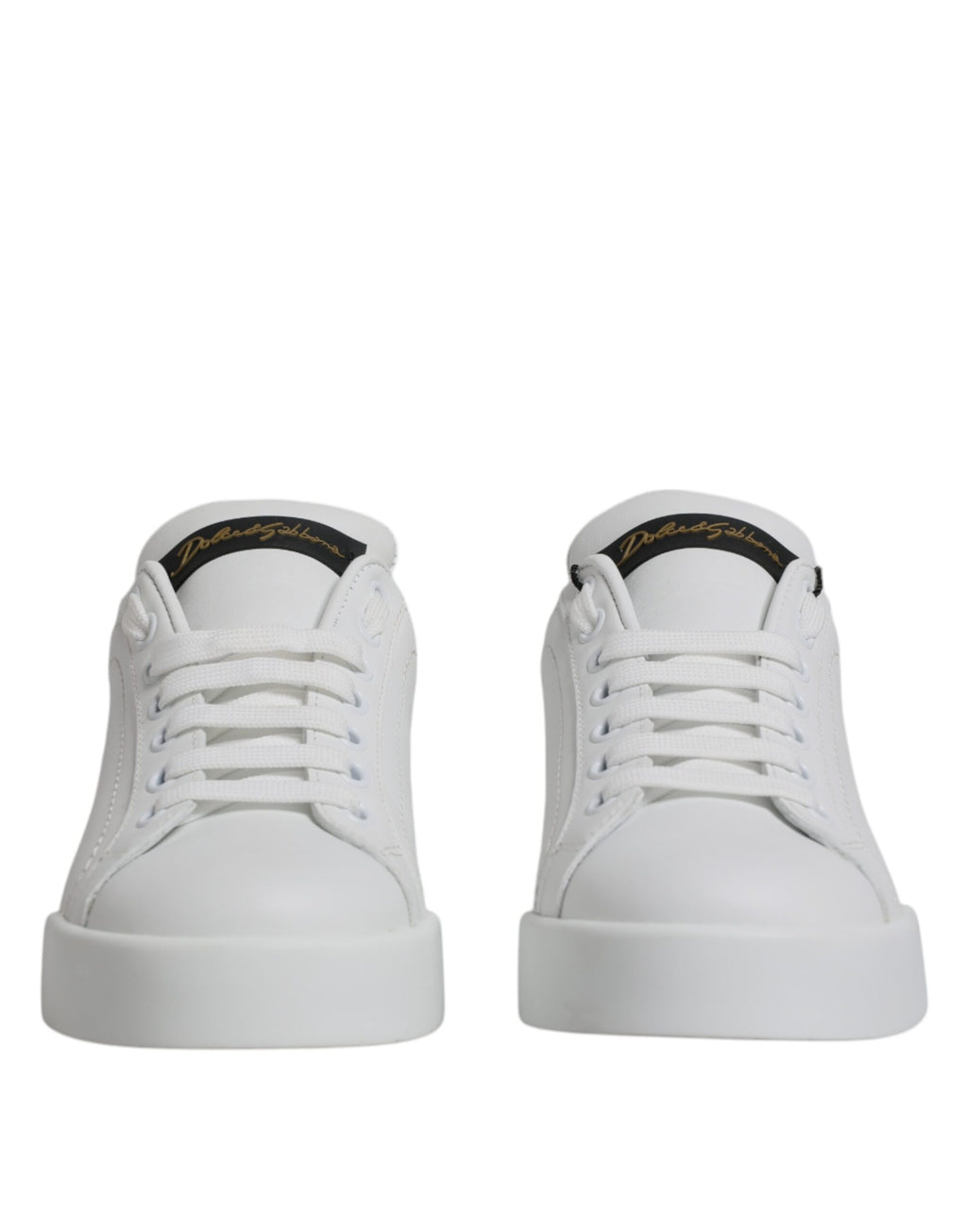 Weiße klassische Low Top Sneaker aus Leder