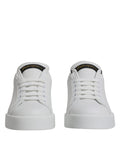 Weiße klassische Low Top Sneaker aus Leder