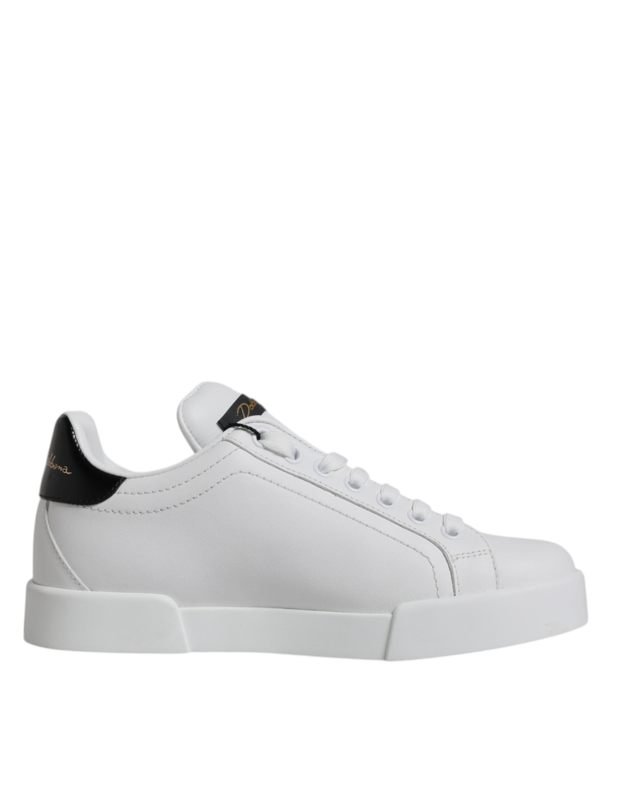 Weiße klassische Low Top Sneaker aus Leder