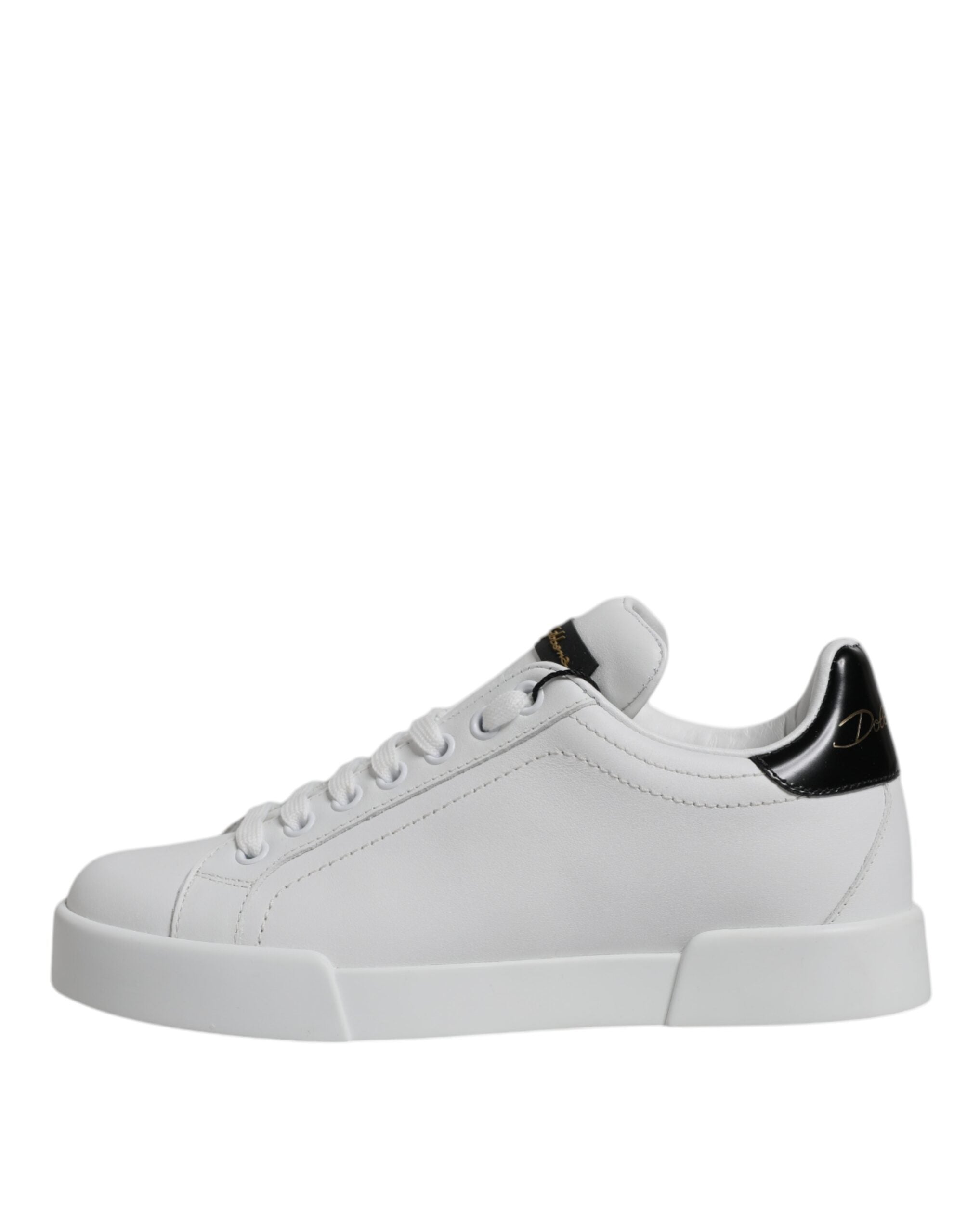 Weiße klassische Low Top Sneaker aus Leder