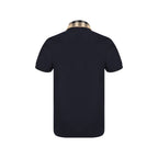 Blue Cotton Polo Shirt