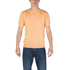 Orangefarbenes Baumwoll-Sweatshirt