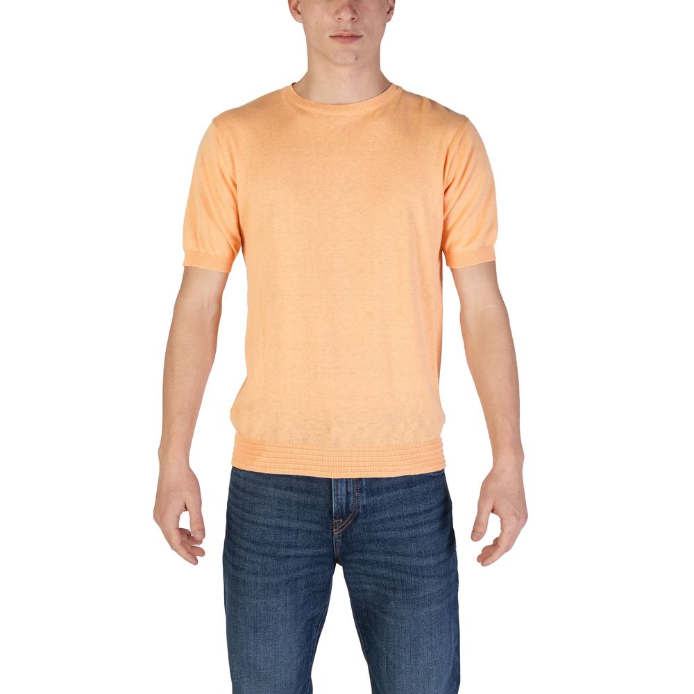 Orangefarbenes Baumwoll-Sweatshirt