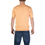 Orangefarbenes Baumwoll-Sweatshirt
