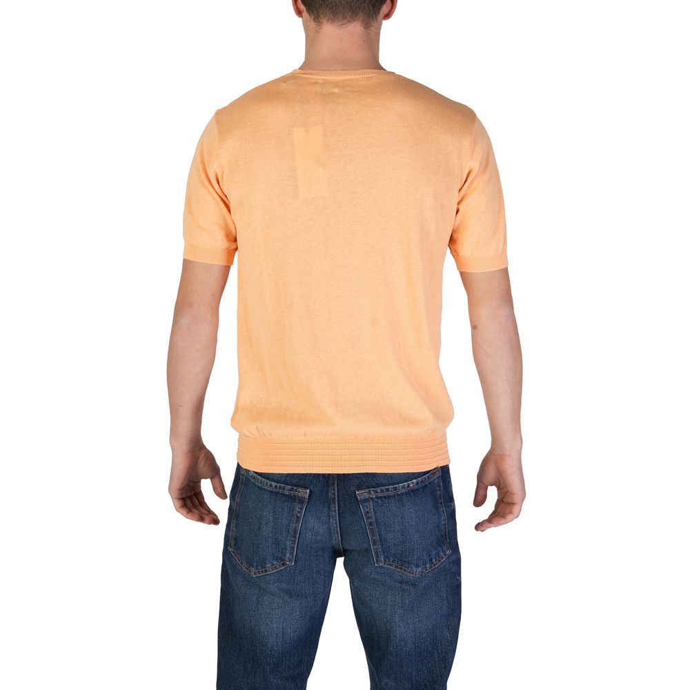 Orangefarbenes Baumwoll-Sweatshirt