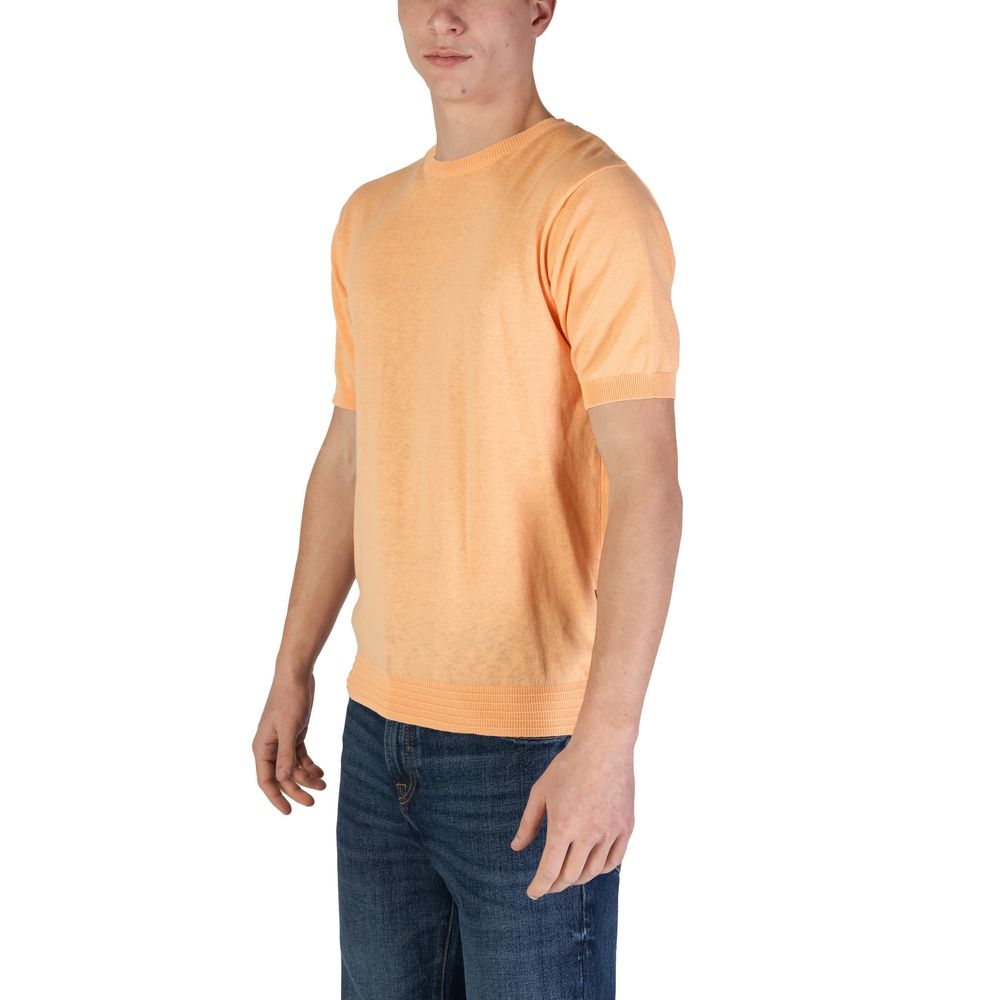 Orangefarbenes Baumwoll-Sweatshirt