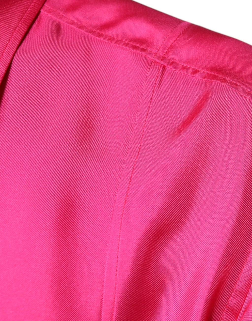 Pink Silk Collared Button-Down Men's Shirt