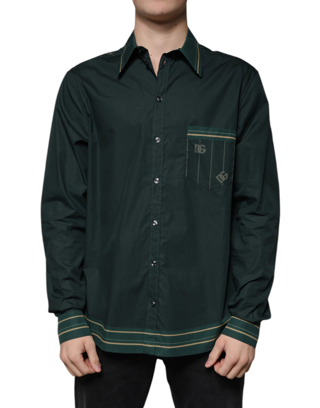 Green Logo Langarmhemd MARTINI Casual