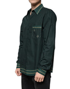 Green Logo Langarmhemd MARTINI Casual