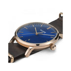 Braune Leder-Dresswatch