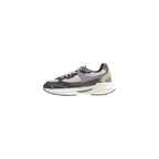 Gray Fabric Chunky Sneakers