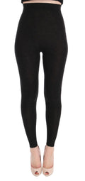 Graue Kaschmir-Stretch-Strumpfhose